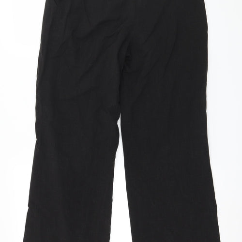 M&Co Womens Black   Trousers  Size 10 L29 in