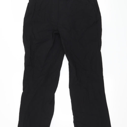 Damart Womens Black   Trousers  Size 10 L28 in