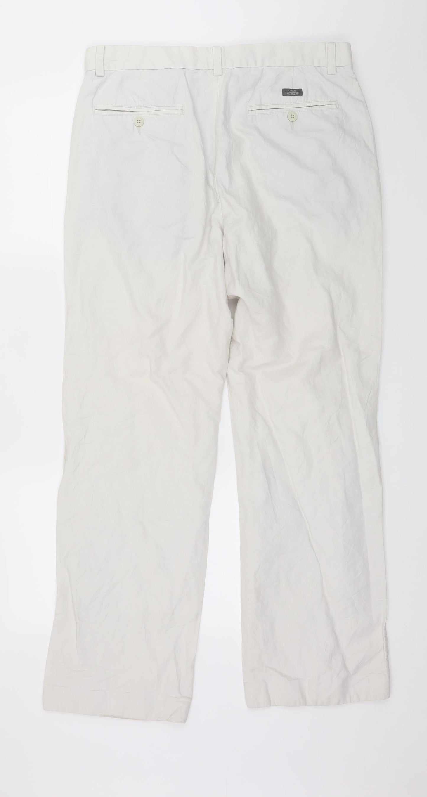 Blue Harbour Mens Ivory   Trousers  Size 34 in L33 in