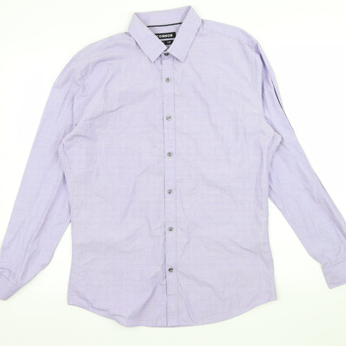 Connor Mens Purple    Button-Up Size M