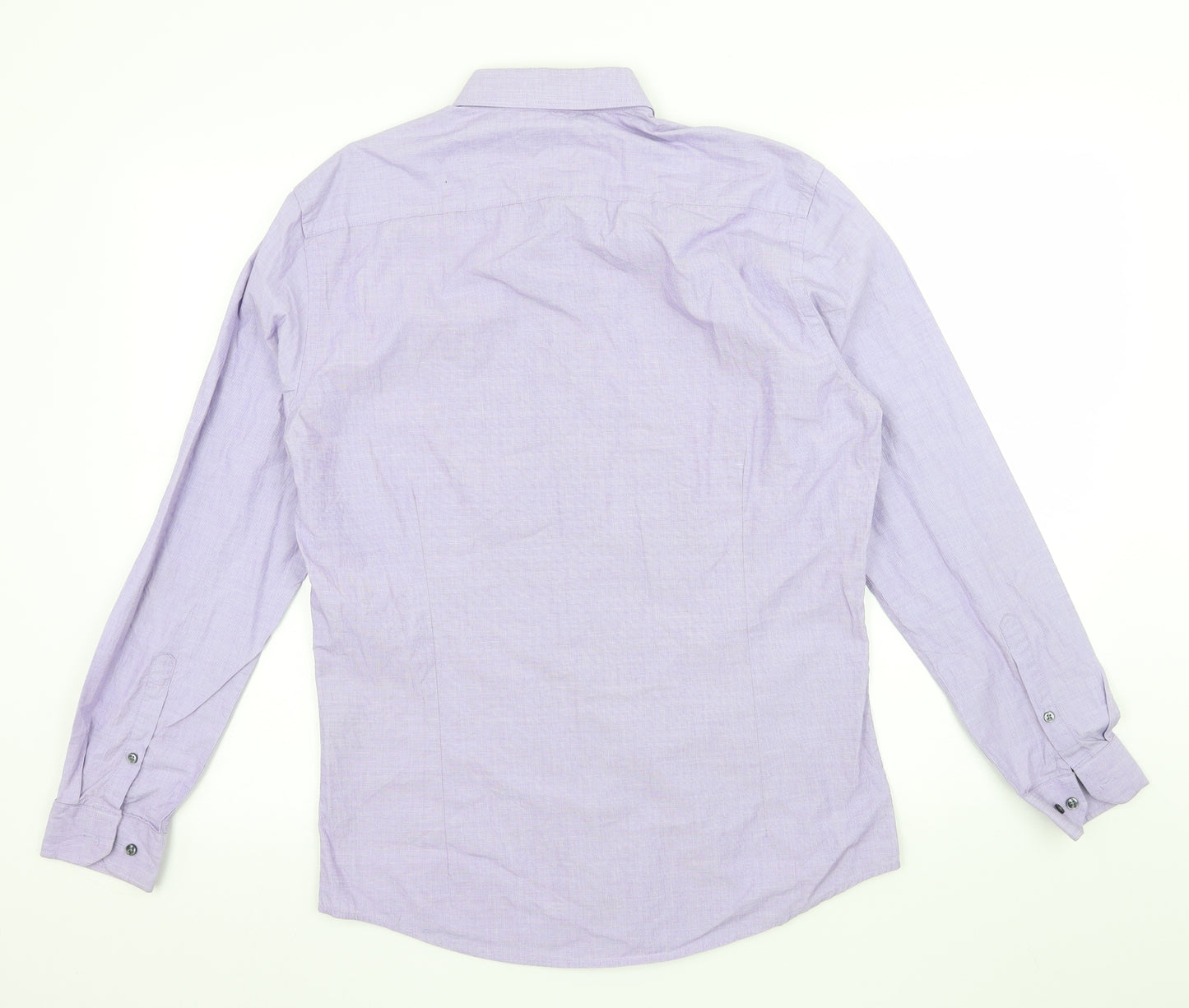 Connor Mens Purple    Button-Up Size M