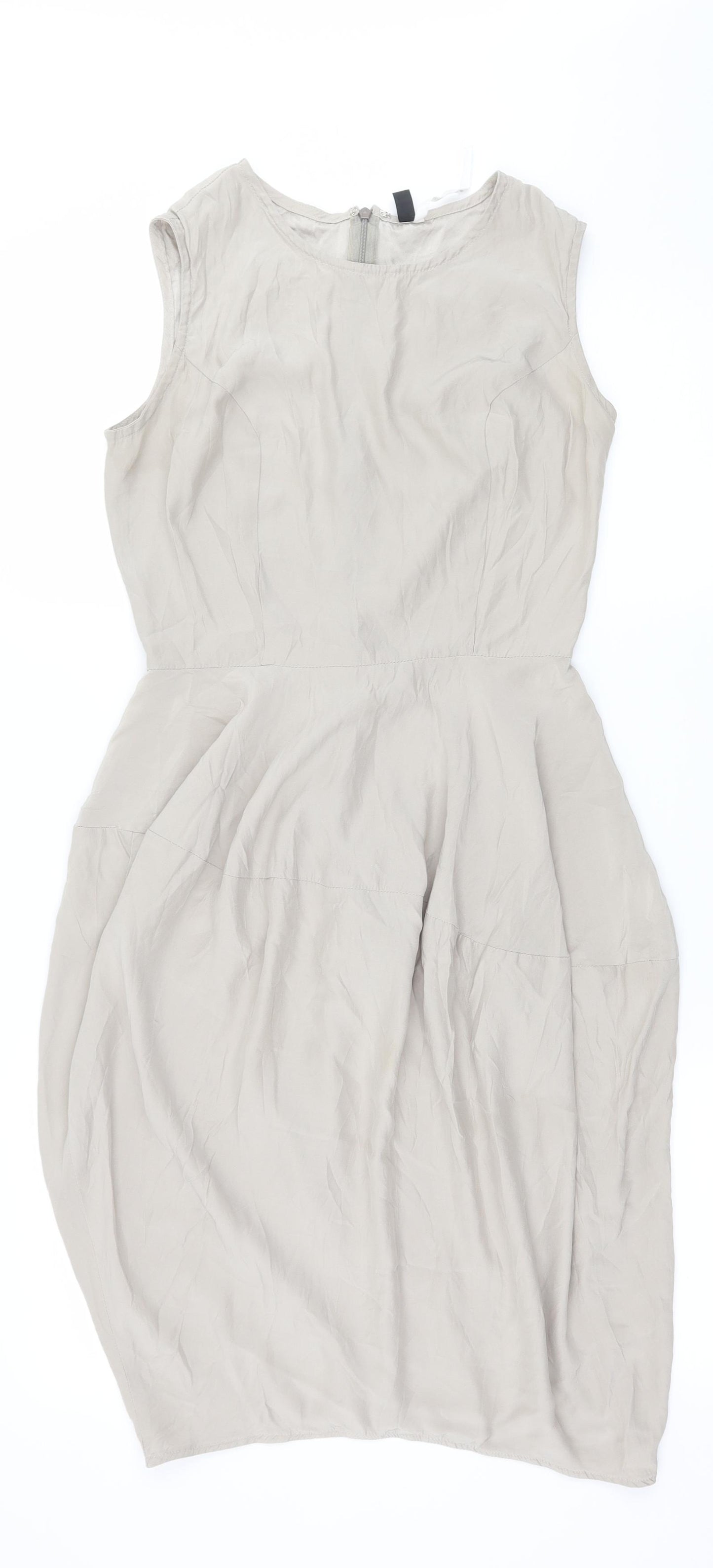 Topshop Womens Grey   A-Line  Size 10