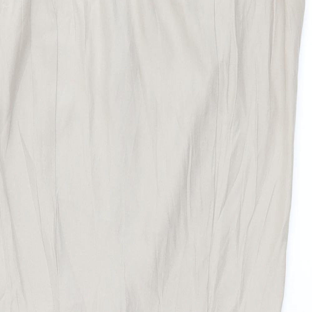 Topshop Womens Grey   A-Line  Size 10