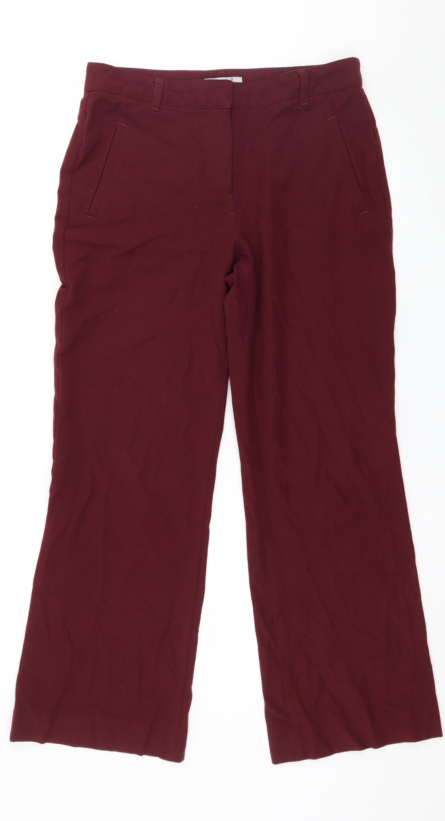Per Una Womens Purple   Trousers  Size 12 L29 in