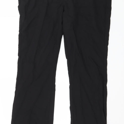 Nutmeg Womens Black   Trousers  Size 14 L29 in