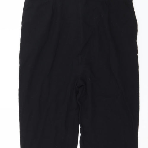 Boohoo Womens Black   Jumpsuit One-Piece Size 10 L25 in