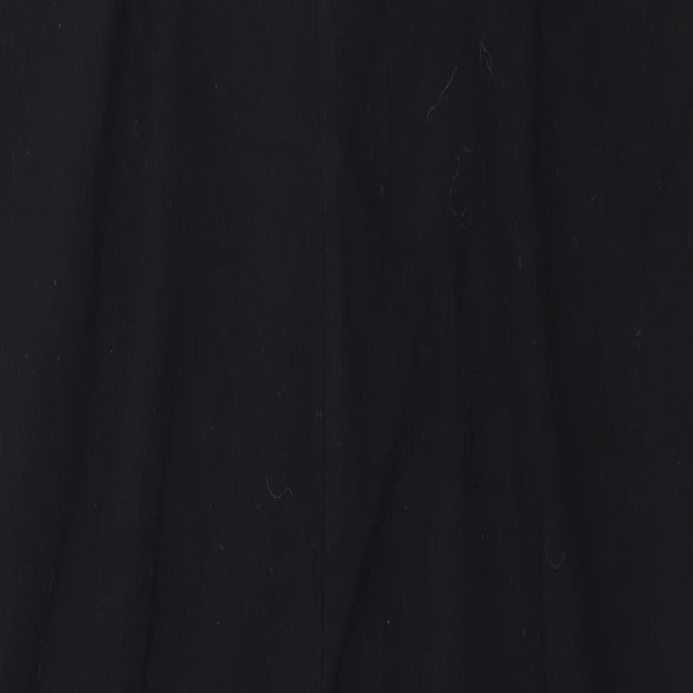 Boohoo Womens Black   Jumpsuit One-Piece Size 10 L25 in