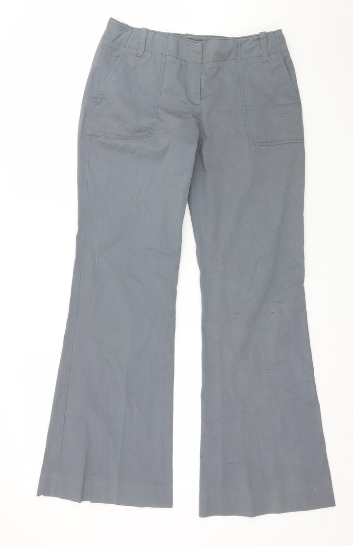 Theory Womens Grey Trousers Size 4 L29 in