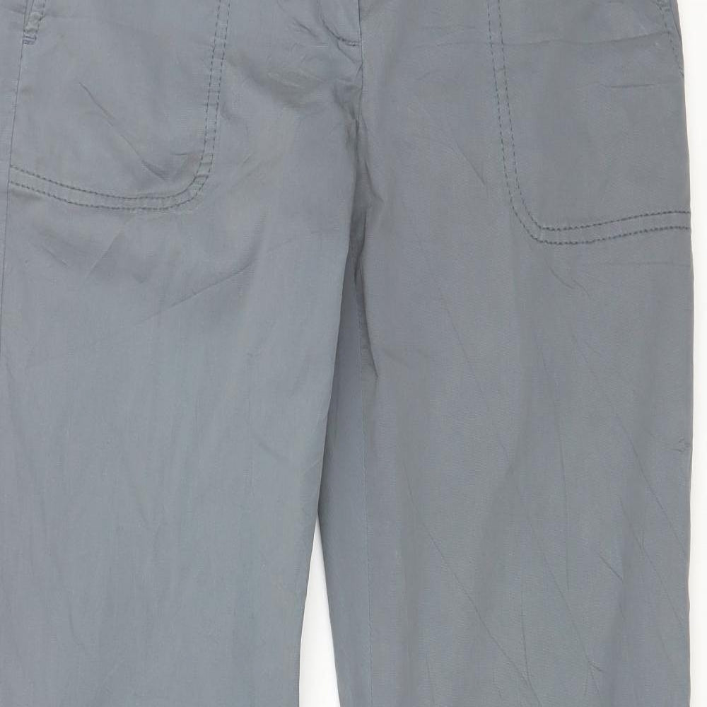 Theory Womens Grey   Trousers  Size 4 L29 in