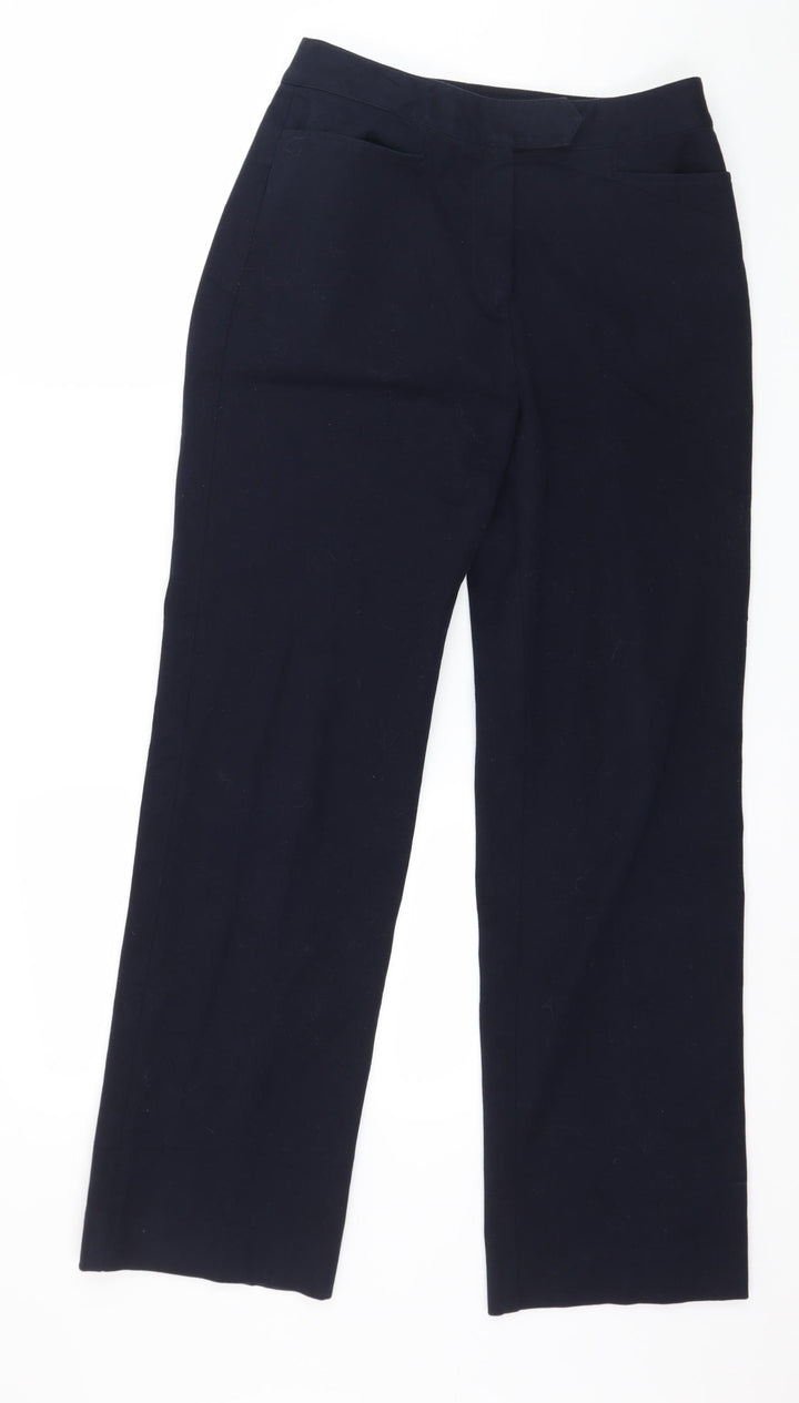 Classique Womens Blue Trousers Size 4 L28 in
