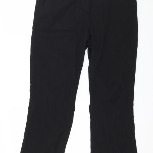 TU Womens Black   Trousers  Size 12 L28 in