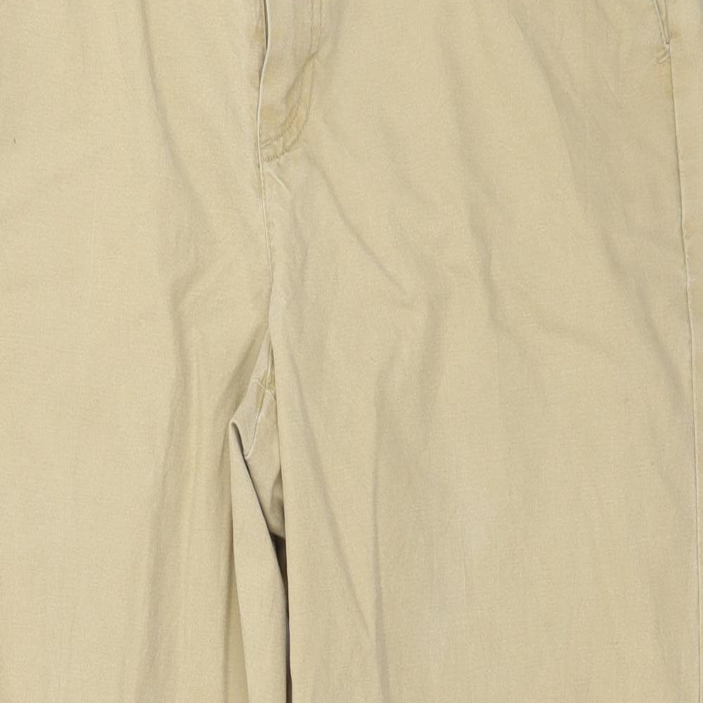 L.L.Bean Mens Beige   Trousers  Size 33 in L30 in