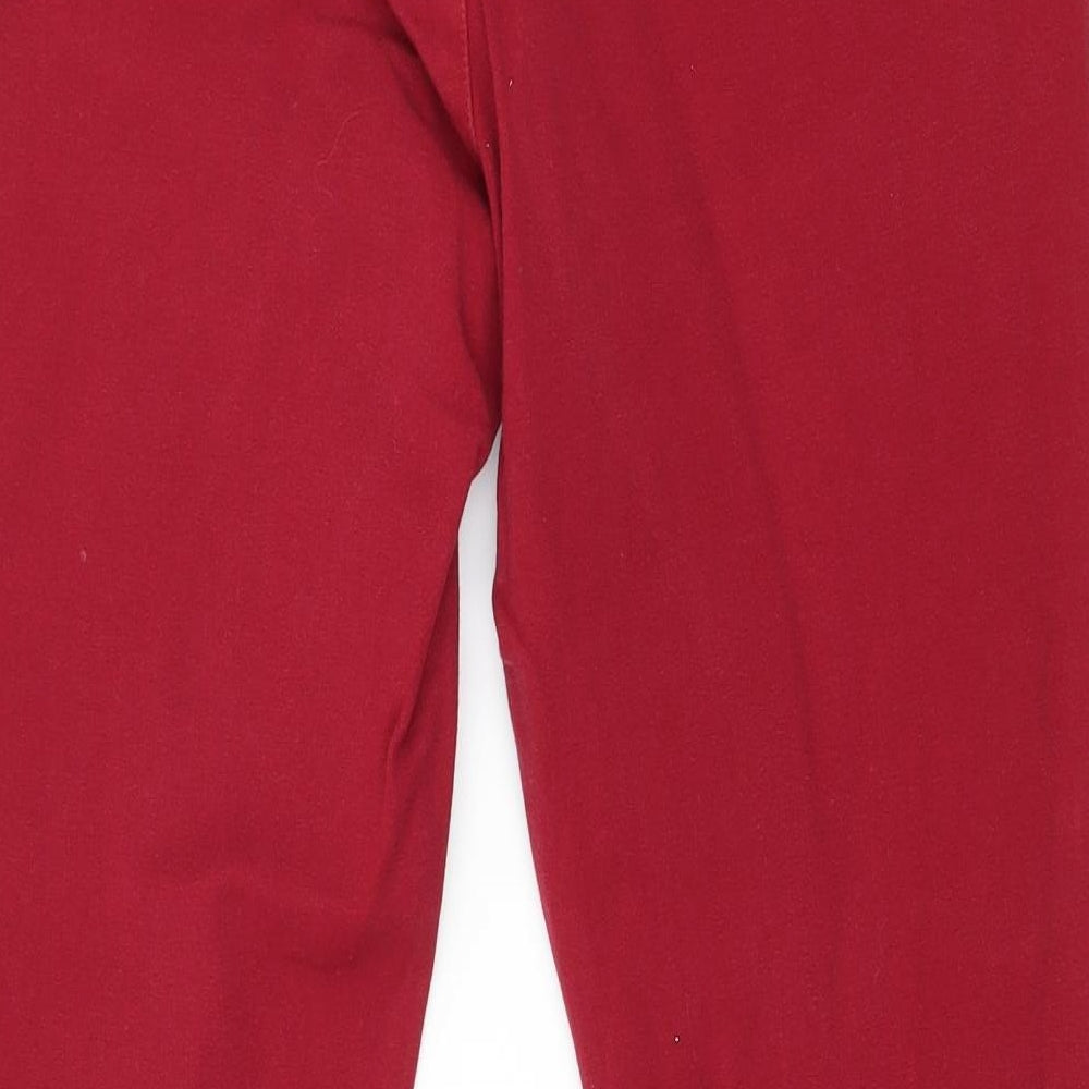 Gap Womens Red  Denim Skinny Jeans Size 14 L26 in