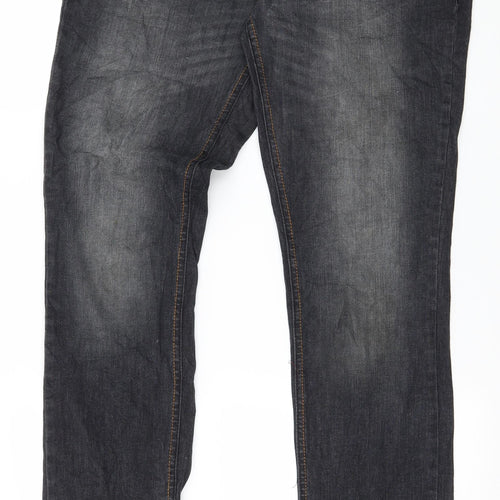 Zabaione Womens Grey  Denim Bootcut Jeans Size 38 in L32 in