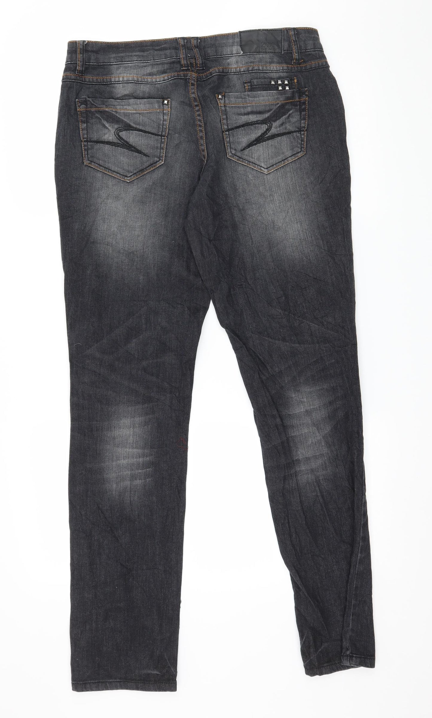 Zabaione Womens Grey  Denim Bootcut Jeans Size 38 in L32 in