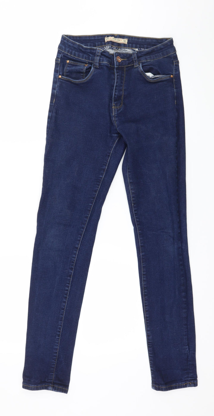 Sarah John Womens Blue Denim Skinny Jeans Size 28 in L30 in
