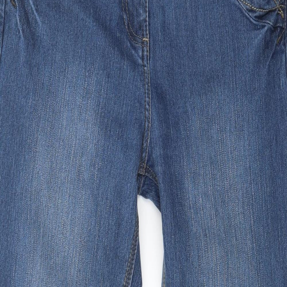 George Womens Blue  Denim Bootcut Jeans Size 10 L28 in