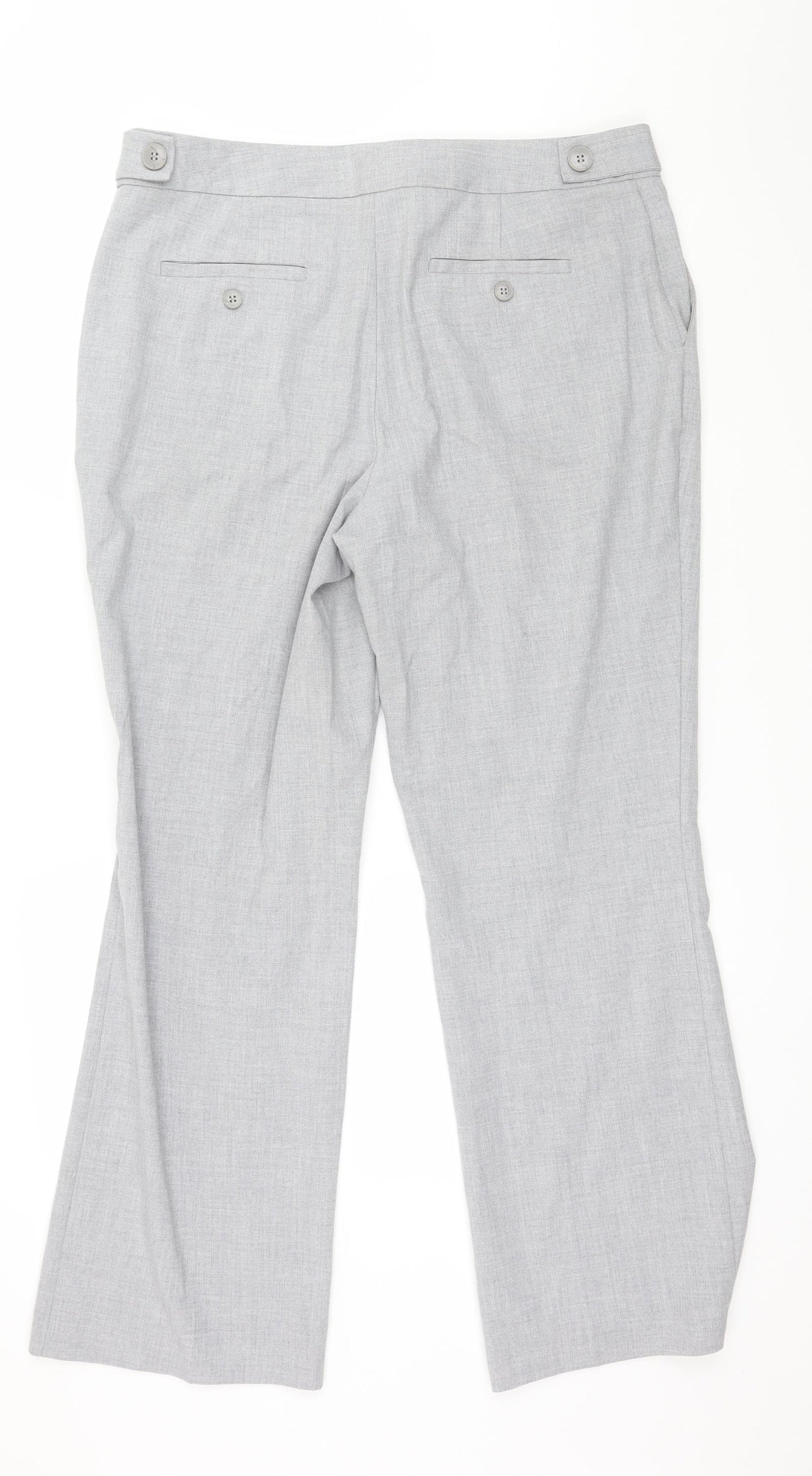 NEXT Womens Grey   Trousers  Size 14 L29 in