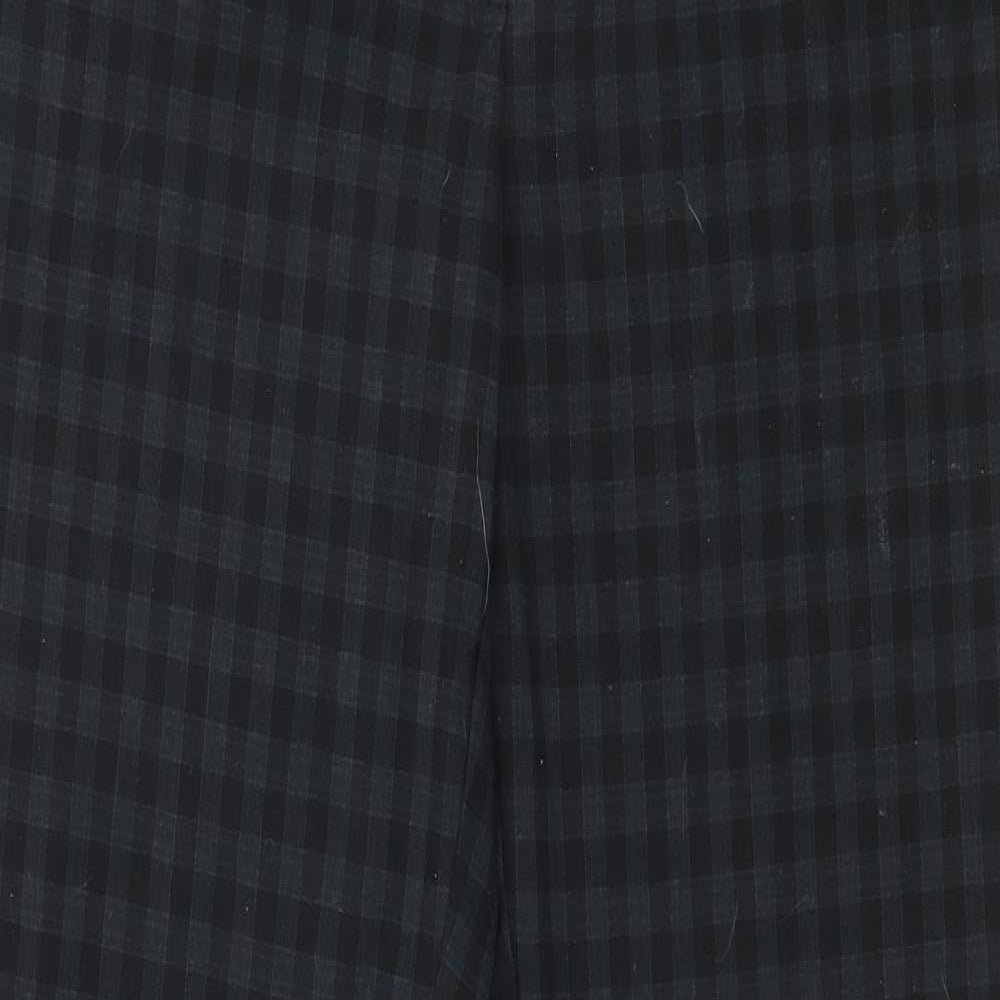 New Look Womens Green Check  Trousers  Size 10 L27 in