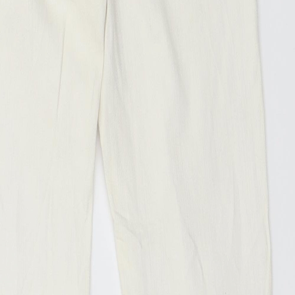 Apart Womens White  Denim Straight Jeans Size 8 L31 in