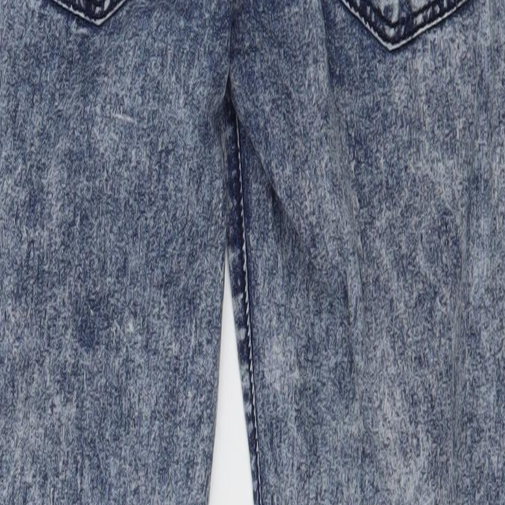 Denim & Co. Womens Blue  Denim Jegging Jeans Size 6 L28 in