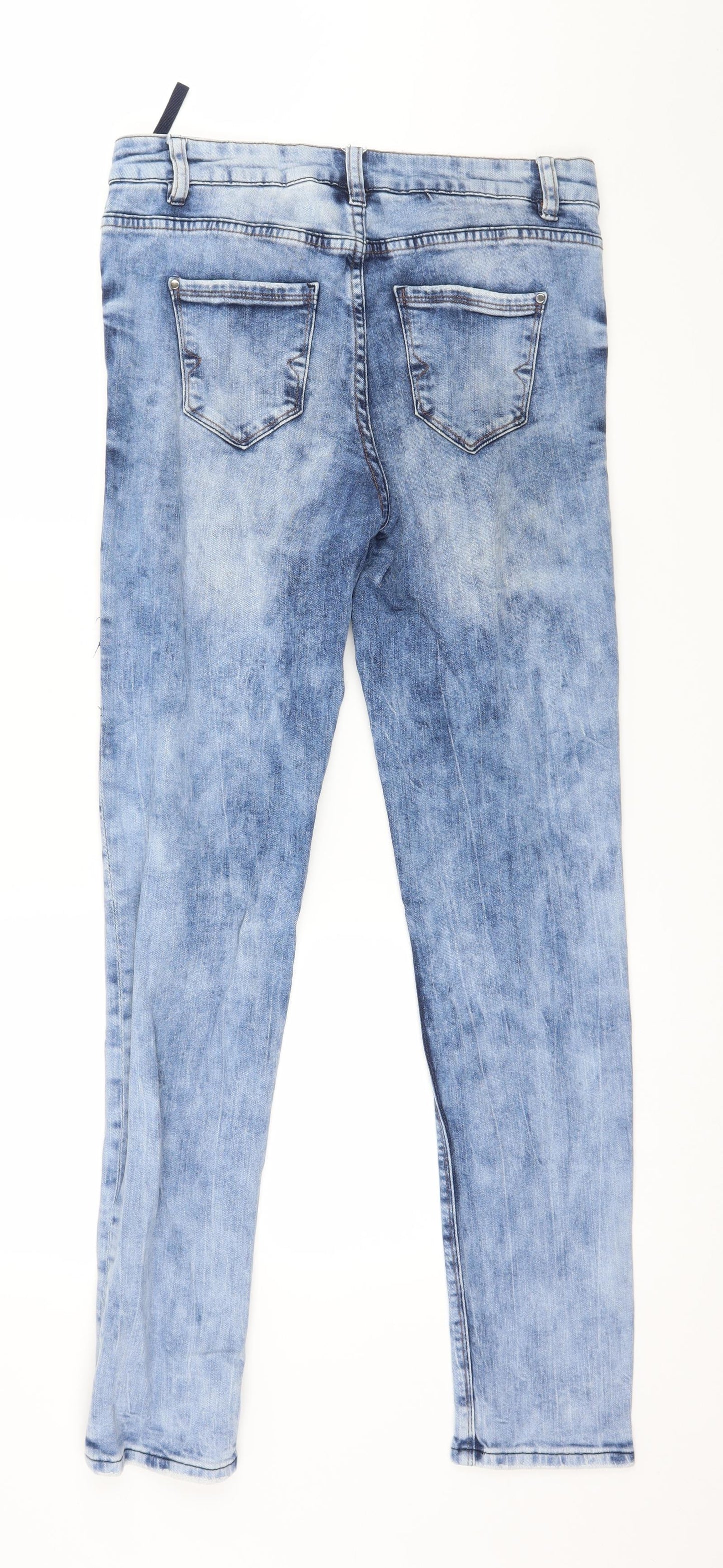 Joe Browns Womens Blue  Denim Skinny Jeans Size 10 L20 in - Acid Wash
