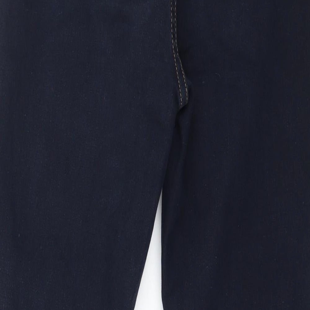 Fat Face Womens Blue  Denim Straight Jeans Size 8 L25 in