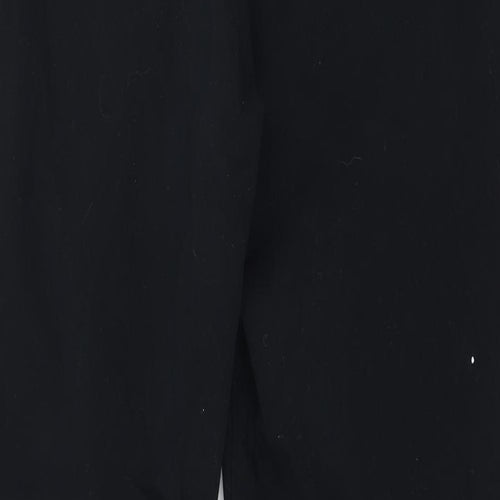 Marks and Spencer Womens Black  Denim Straight Jeans Size 16 L28 in