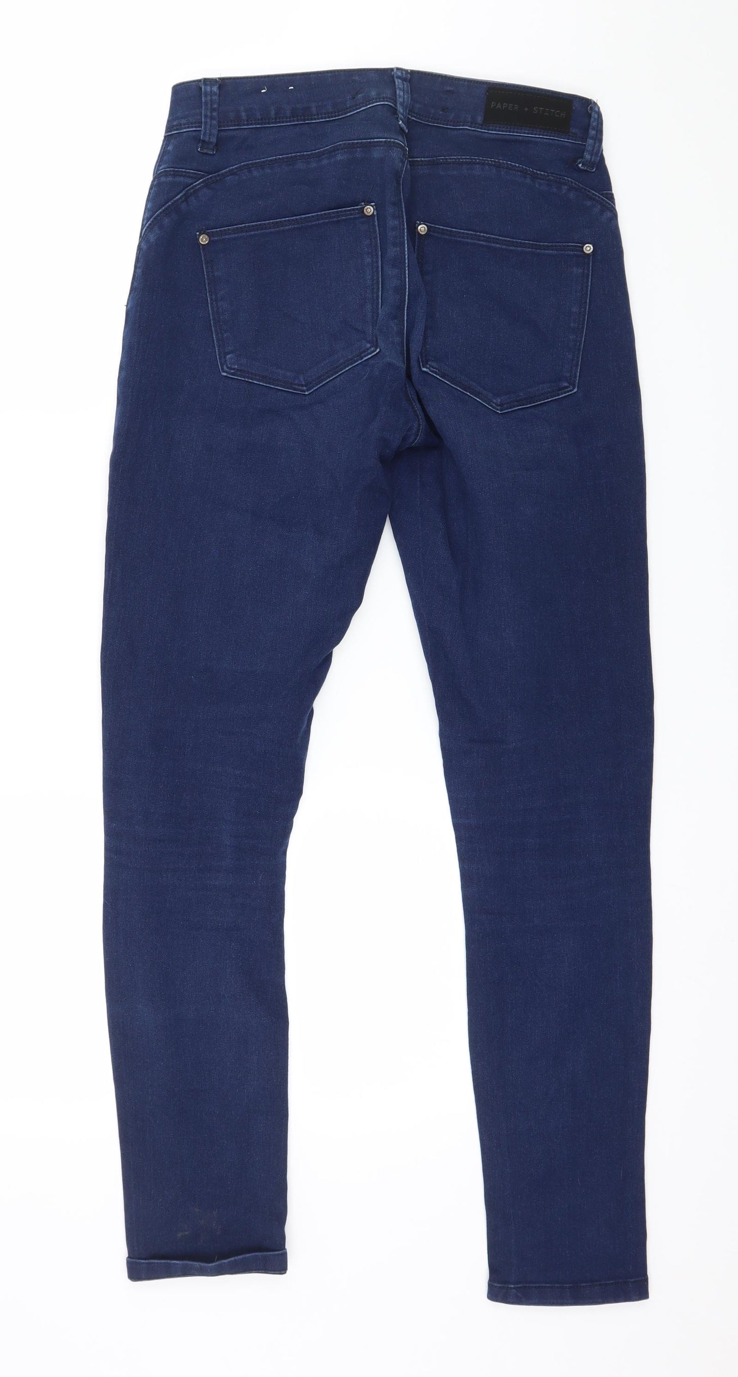 Paper + Stitch Womens Blue  Denim Skinny Jeans Size 28 in L29 in