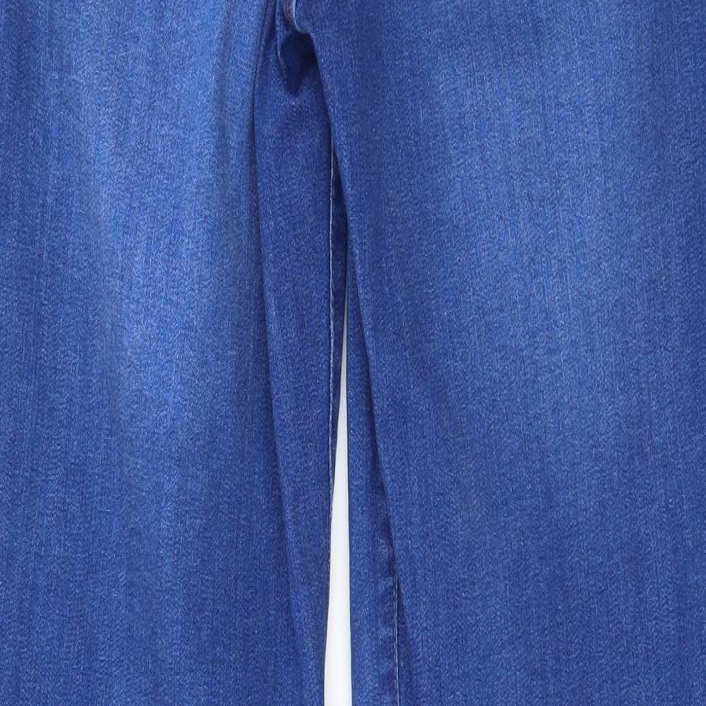 NEXT Womens Blue  Denim Flared Jeans Size 14 L32 in