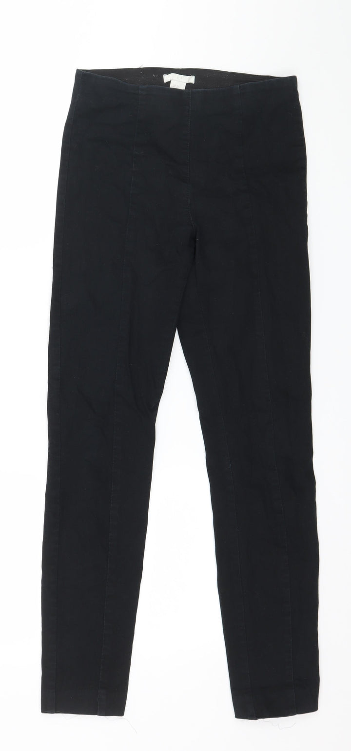 H&M Womens Black Denim Jegging Jeans Size 8 L26 in