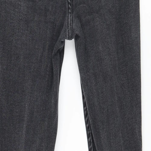 New Look Girls Grey  Denim Skinny Jeans Size 12 Years - Distressed