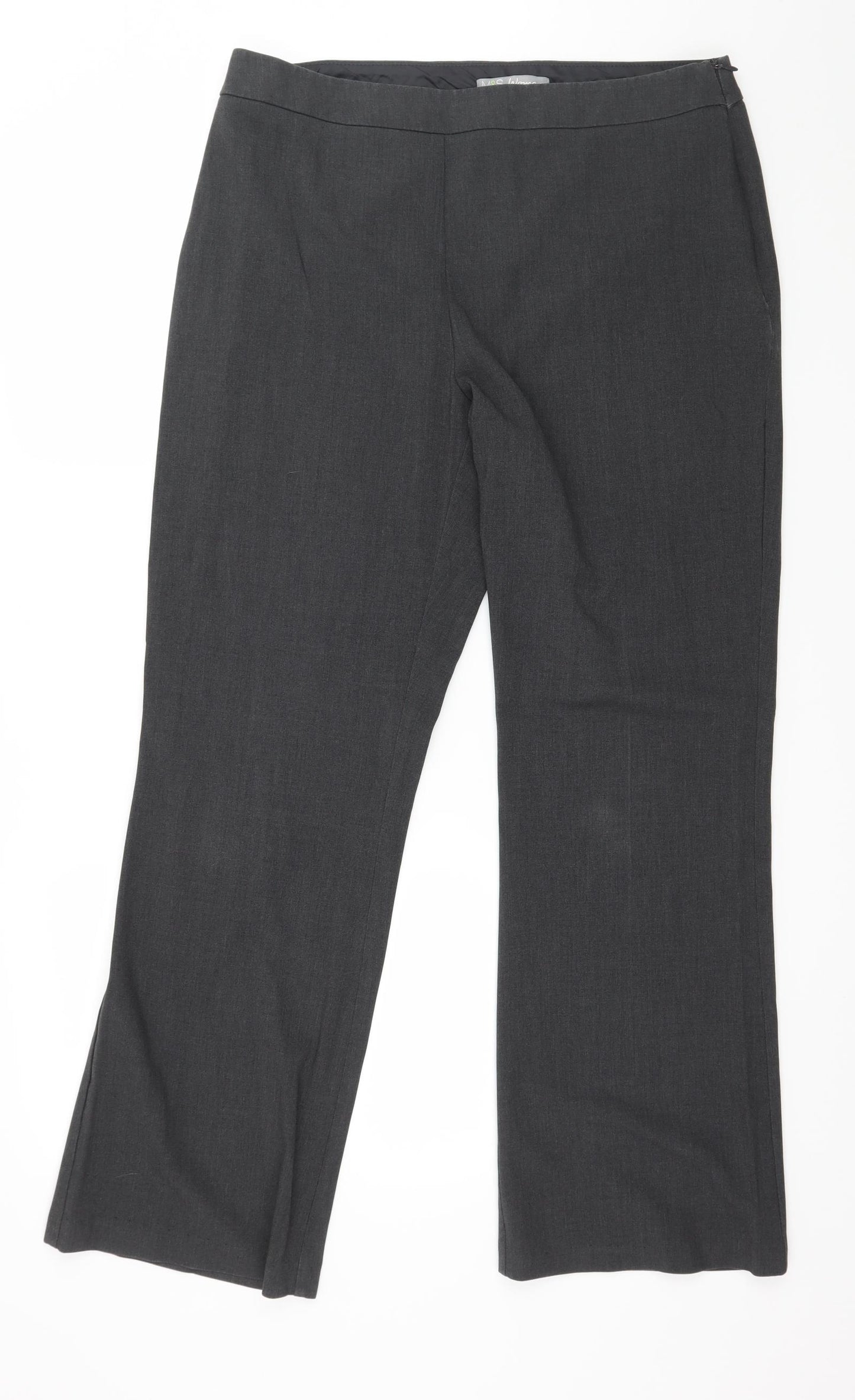 Marks and Spencer Womens Grey   Trousers  Size 14 L30 in
