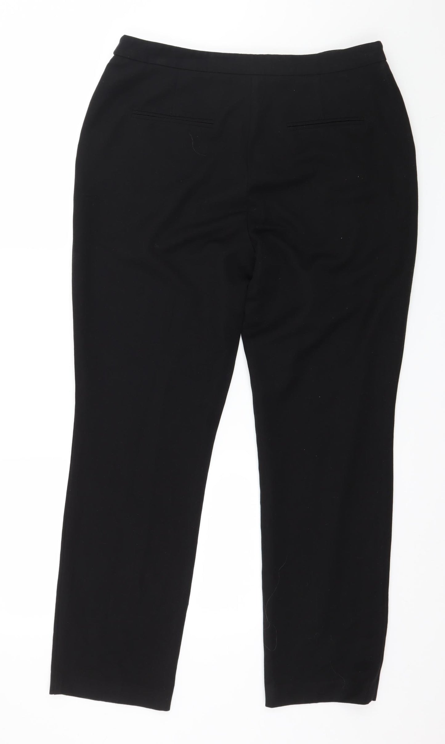 Papaya Womens Black   Trousers  Size 14 L28 in
