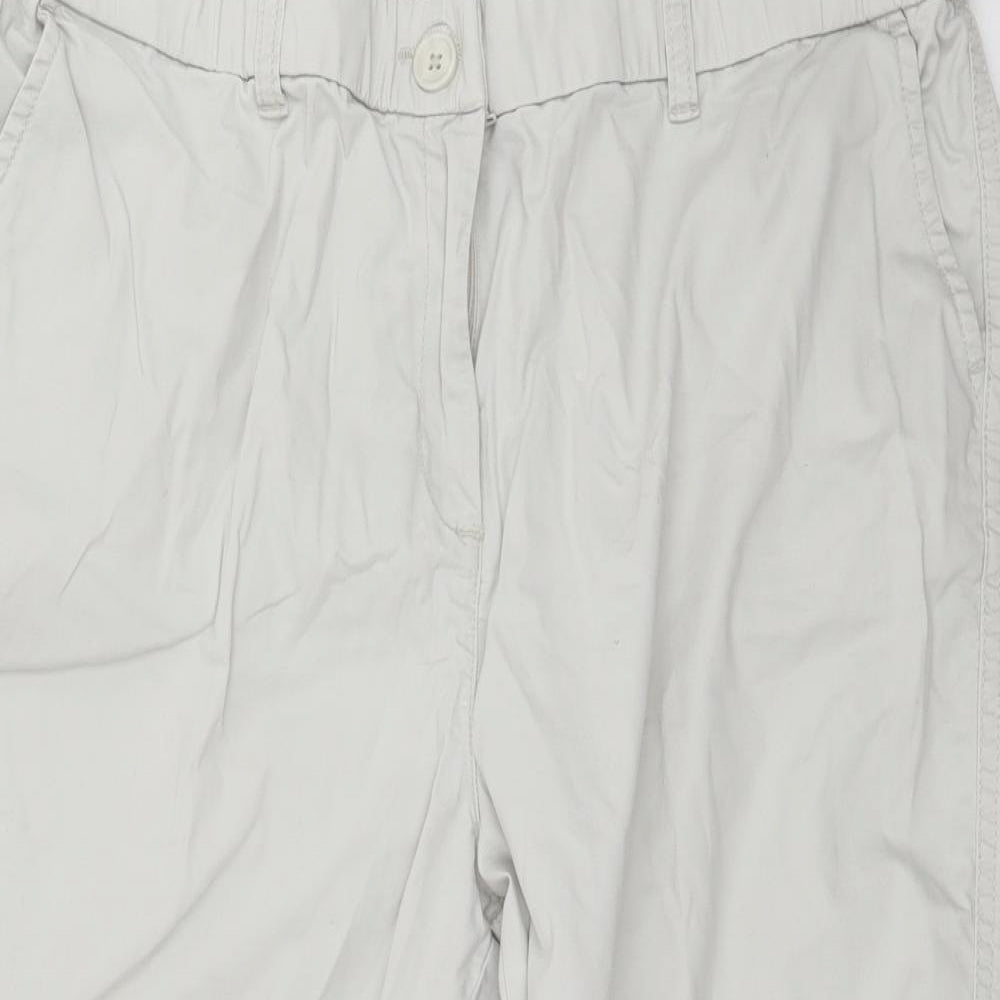 Bonmarché Womens Grey   Cropped Trousers Size 16 L21 in