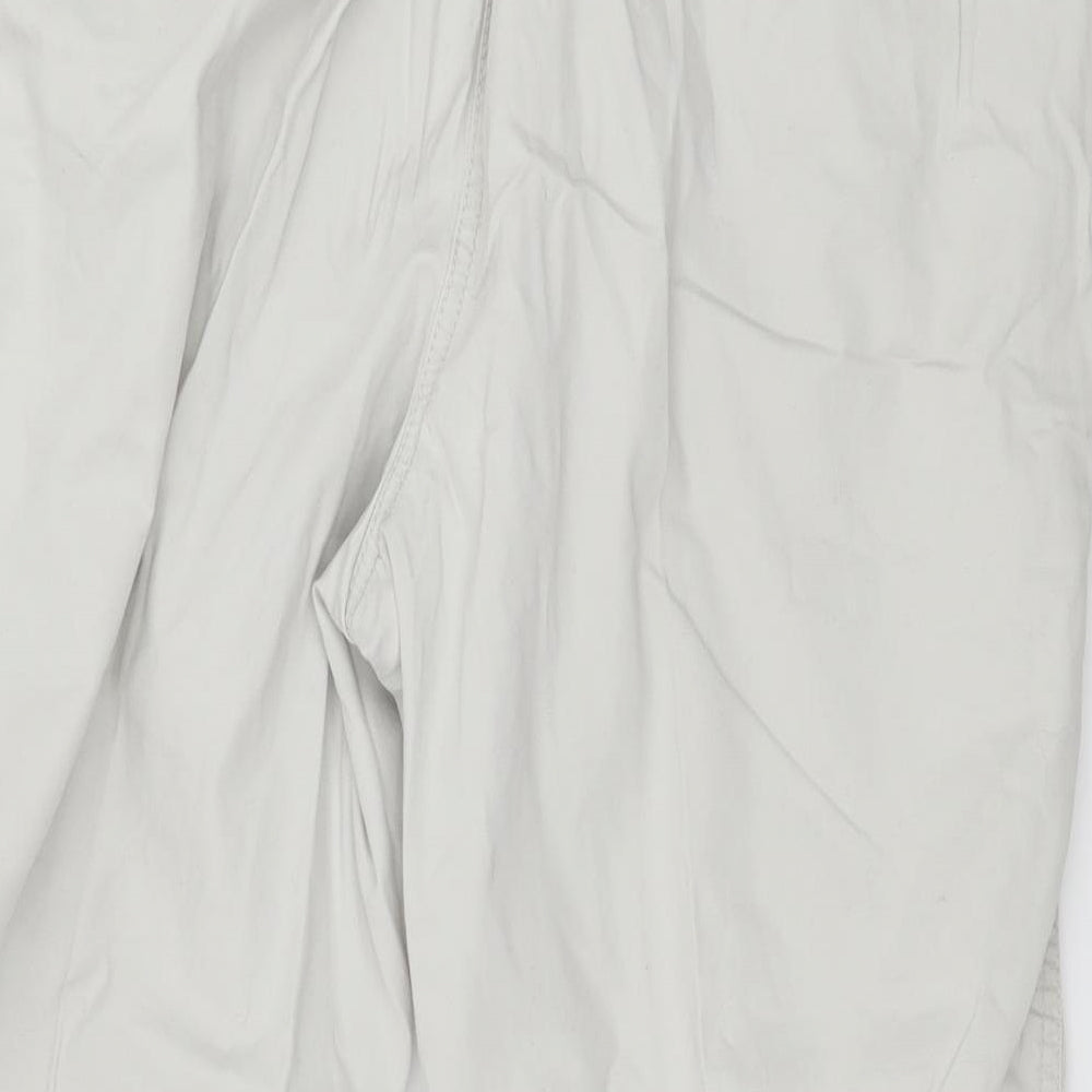 Bonmarché Womens Grey   Cropped Trousers Size 16 L21 in