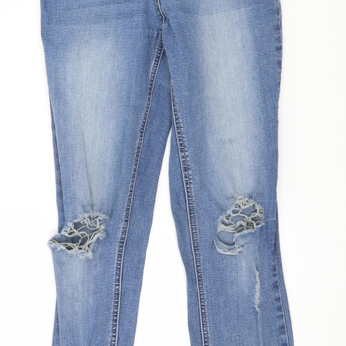 Matalan Womens Blue  Denim Skinny Jeans Size 10 L25 in