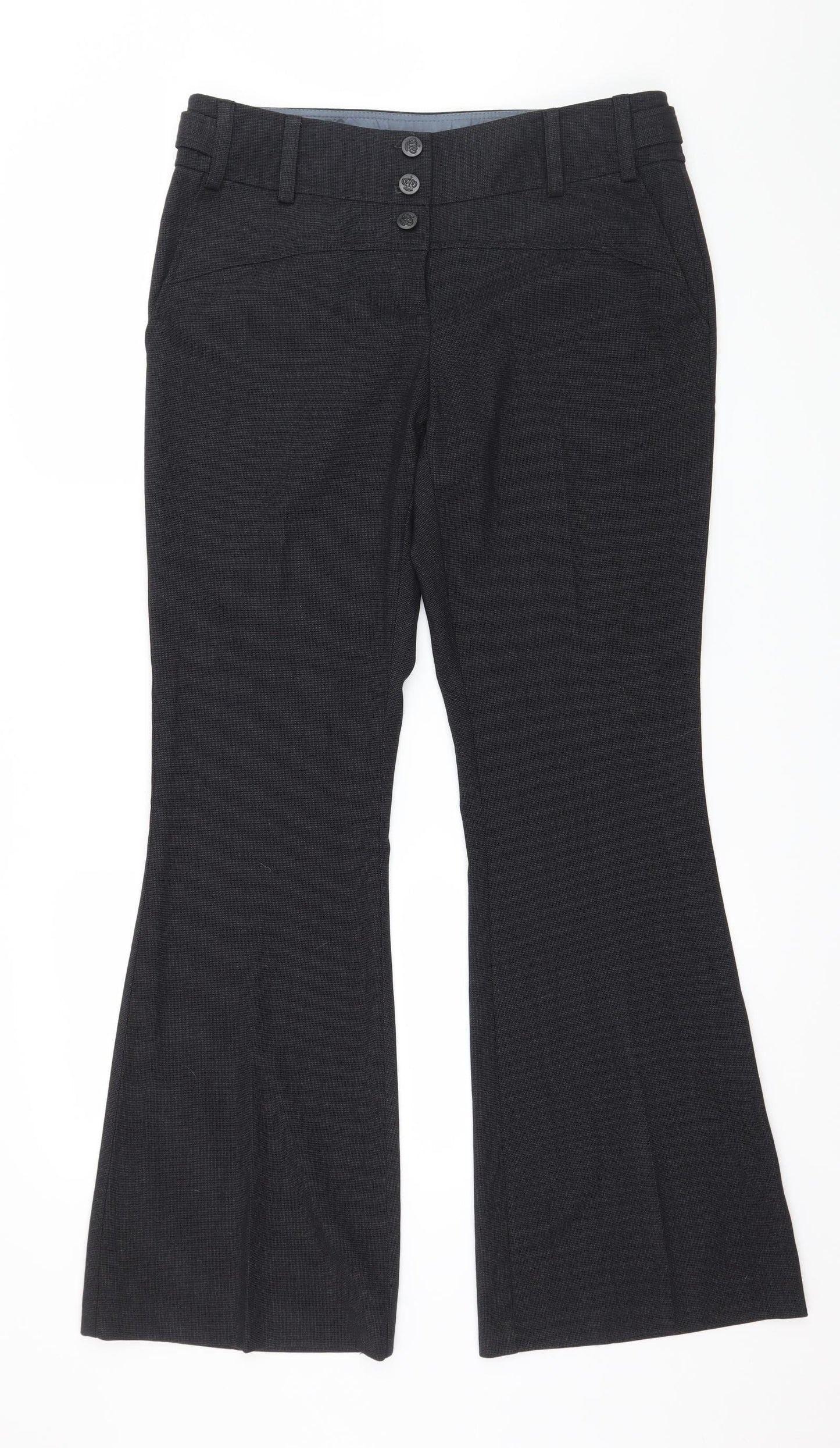 New Look Womens Grey   Trousers  Size 12 L32 in