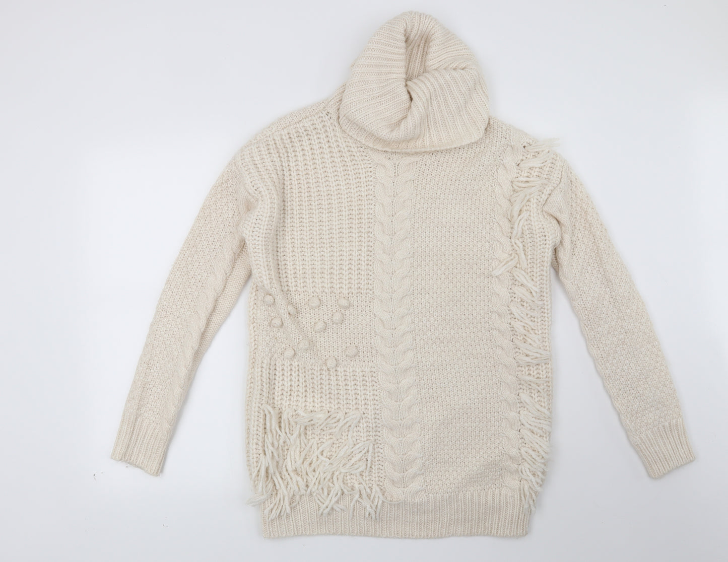 RESERVED Womens Beige   Pullover Jumper Size S