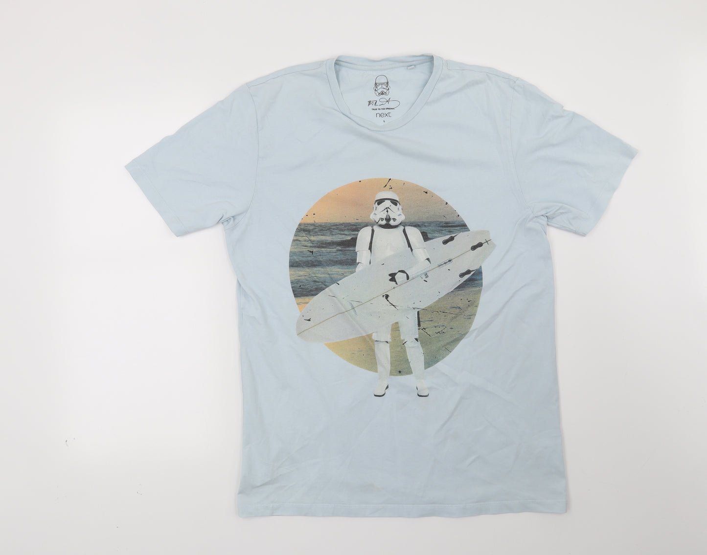 NEXT Mens Blue    T-Shirt Size L  - Star Wars Storm Trooper