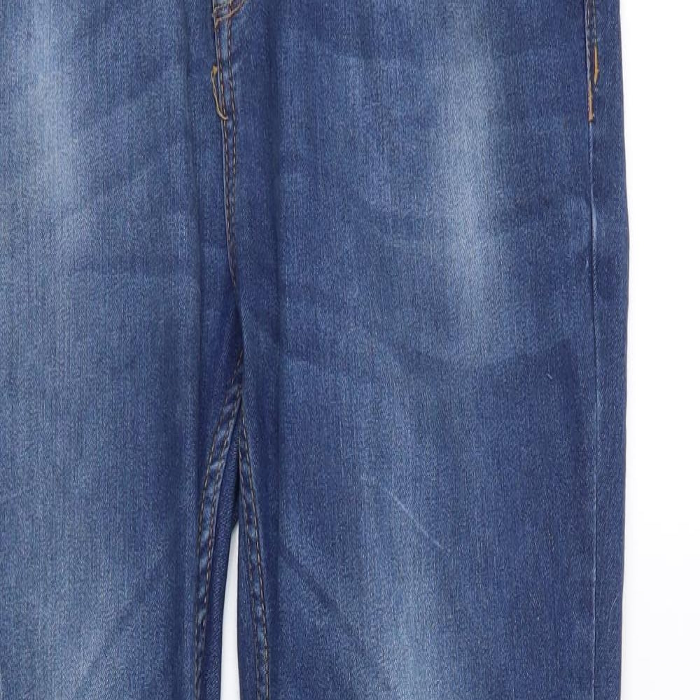 Peacocks Womens Blue   Skinny Jeans Size 10 L32 in