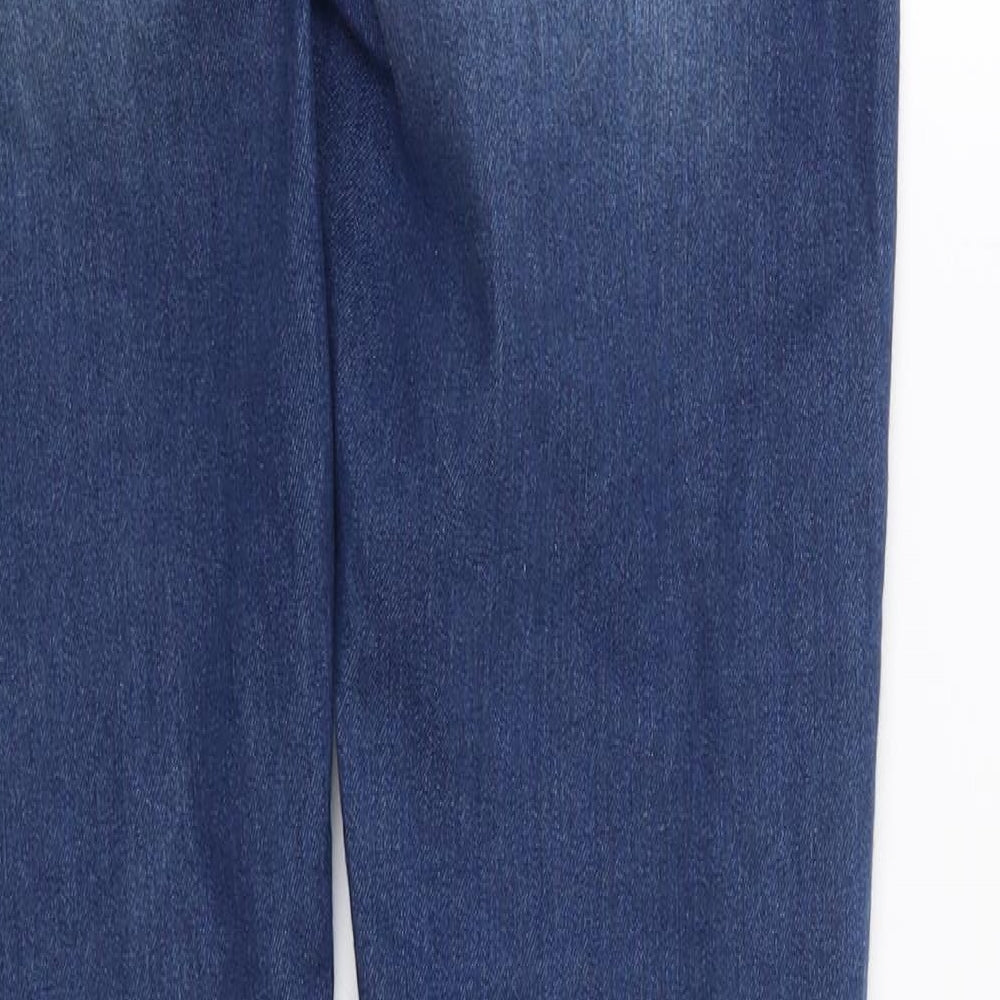 Peacocks Womens Blue   Skinny Jeans Size 10 L32 in