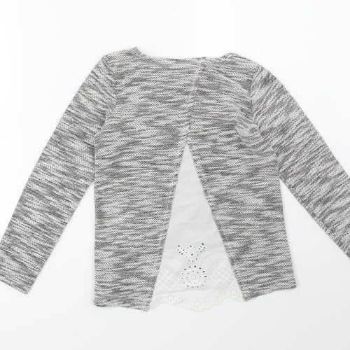 F&F Girls Grey   Pullover Jumper Size 8-9 Years