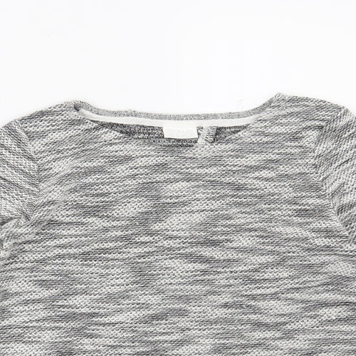 F&F Girls Grey   Pullover Jumper Size 8-9 Years