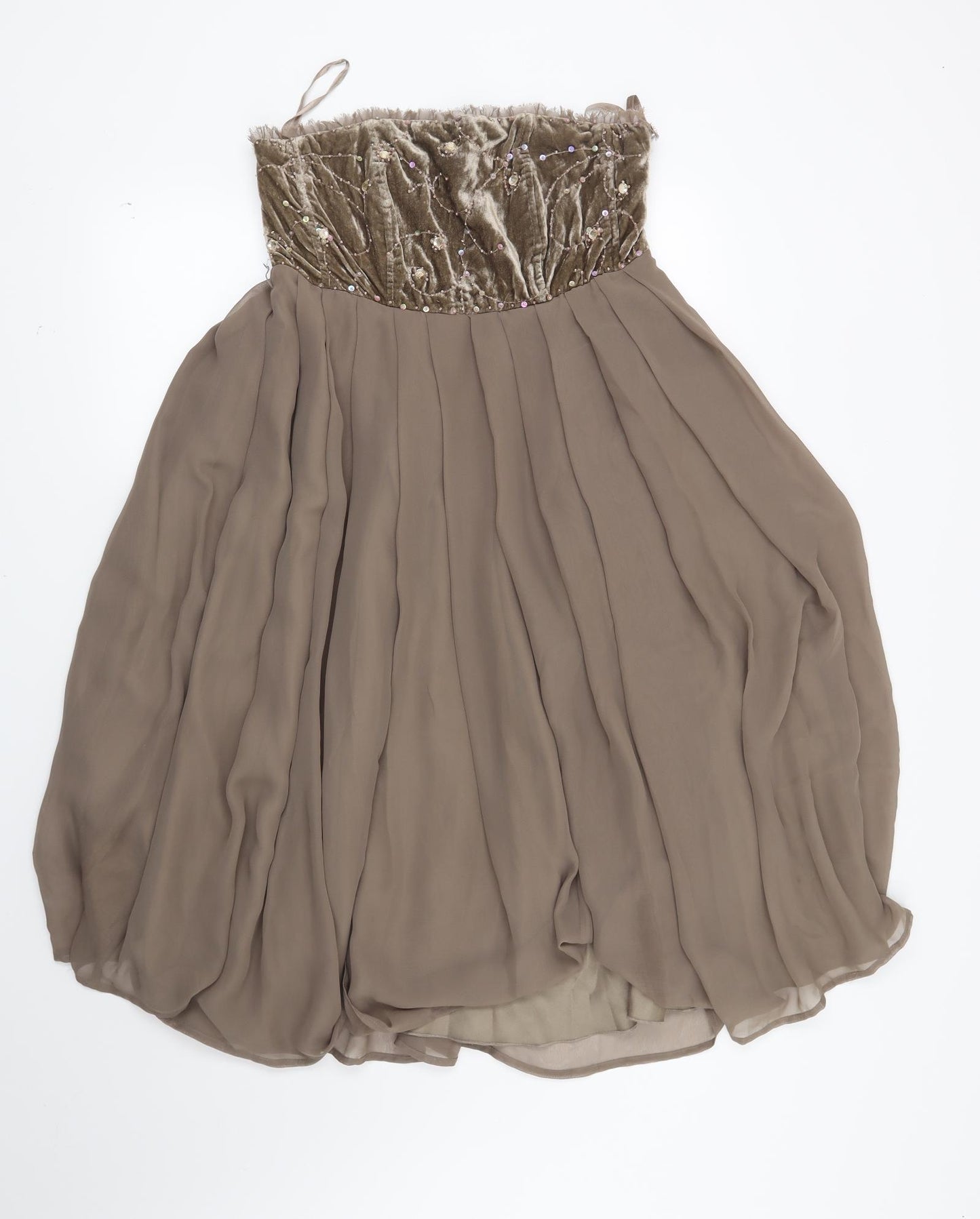 New Look Womens Brown   Fit & Flare  Size 10