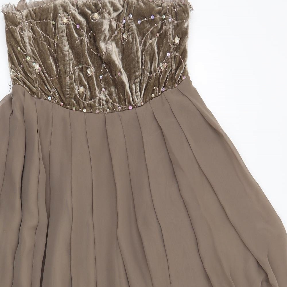 New Look Womens Brown   Fit & Flare  Size 10