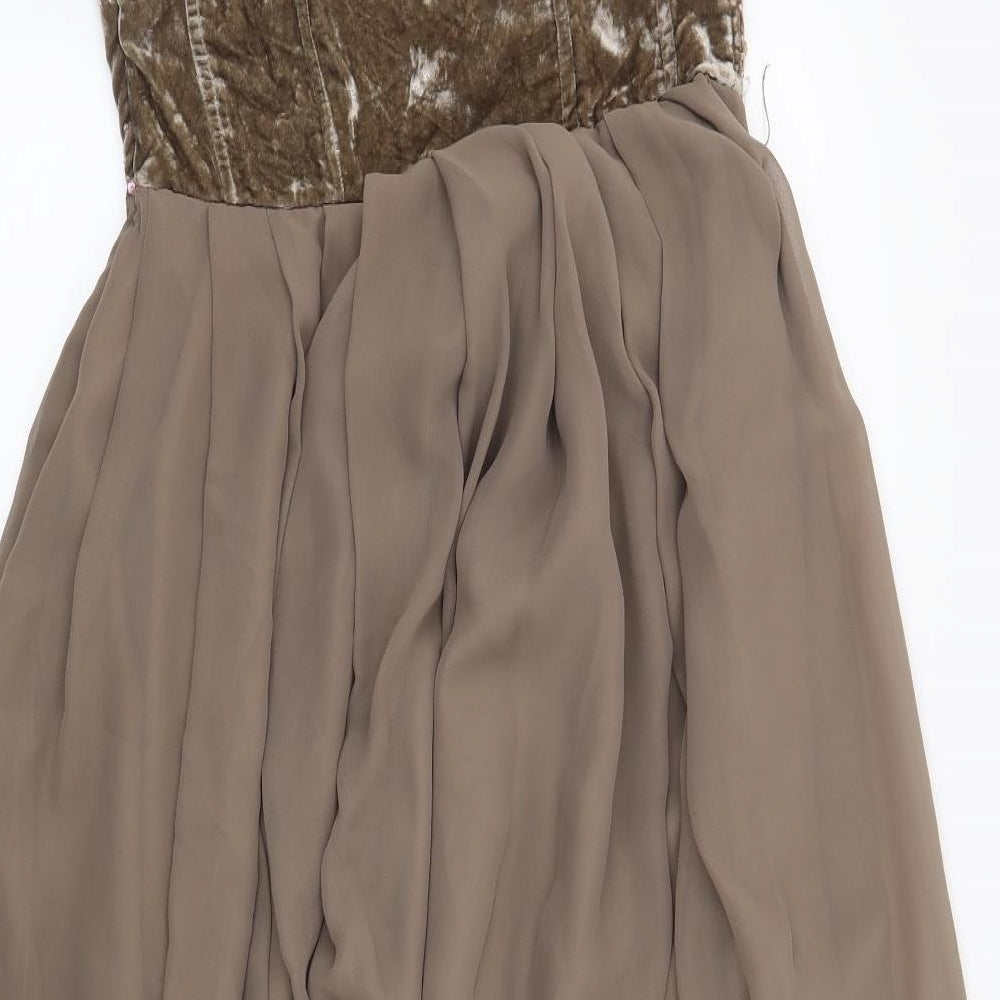 New Look Womens Brown   Fit & Flare  Size 10