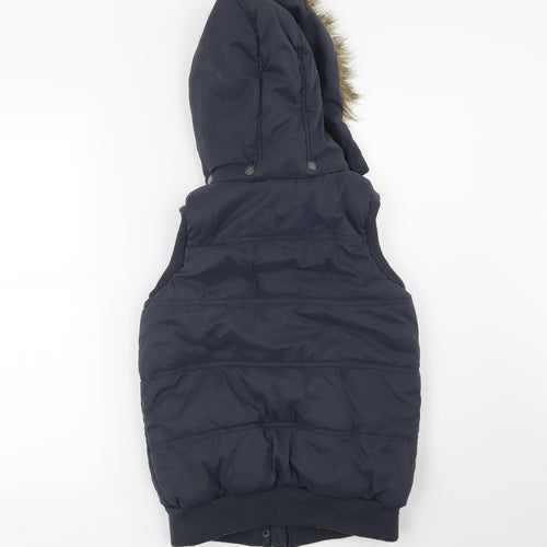 Fat Face Girls Blue   Gilet Jacket Size 12-13 Years