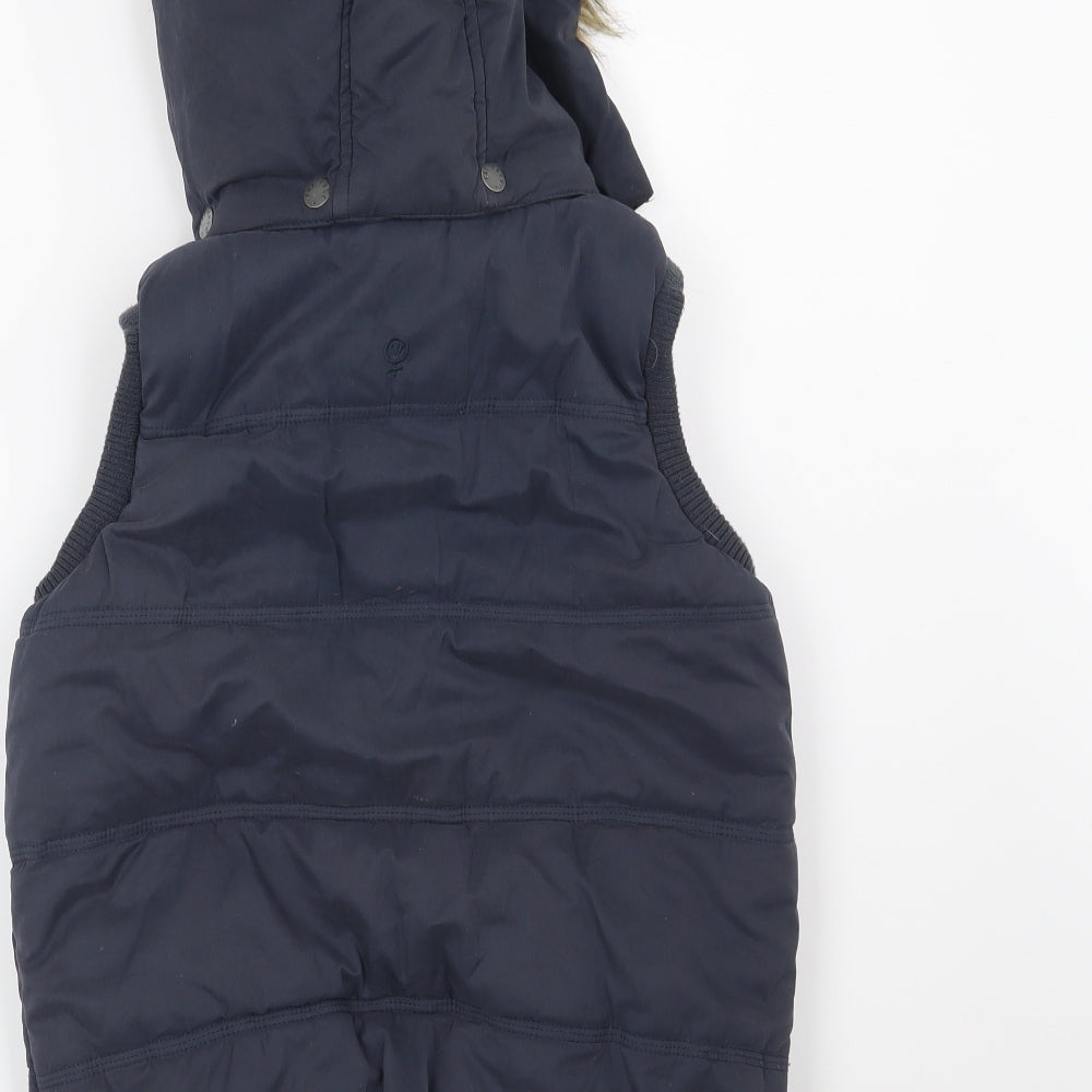 Fat Face Girls Blue   Gilet Jacket Size 12-13 Years