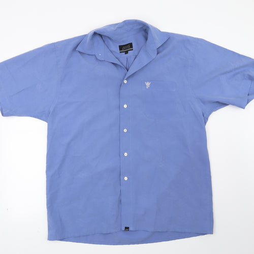 Pod Mens Blue    Dress Shirt Size L
